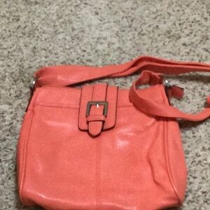 Merona Coral Women's Crossbody Bag with Buckle Accent